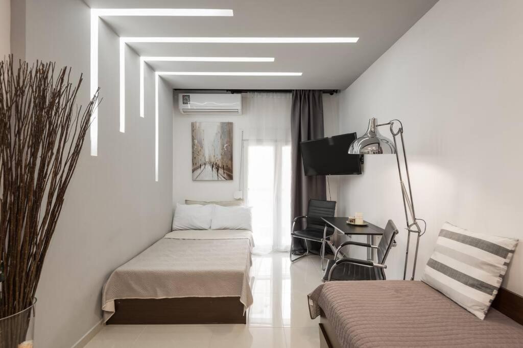 Modern Office Apartment.Wifi,2A/C,Luxury Fur/Tures Salonic Exterior foto